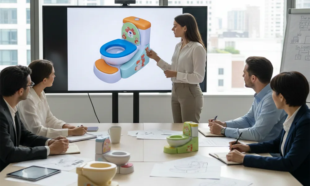 kids potty chair Production